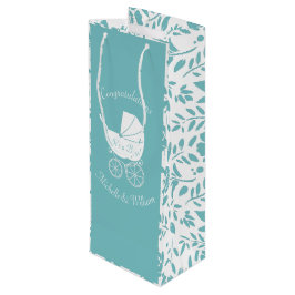 ヴィンテージ車用ベビーシャワー ワインギフトバッグ