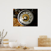 ヴィンテージ車速計 ポスター (キッチン)