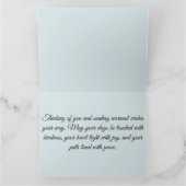 ヴィンテージ車魅力的と花屋の水彩画 カード (内部)