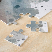 ヴィンテージ車魅力的と花屋の水彩画 ジグソーパズル (側面)