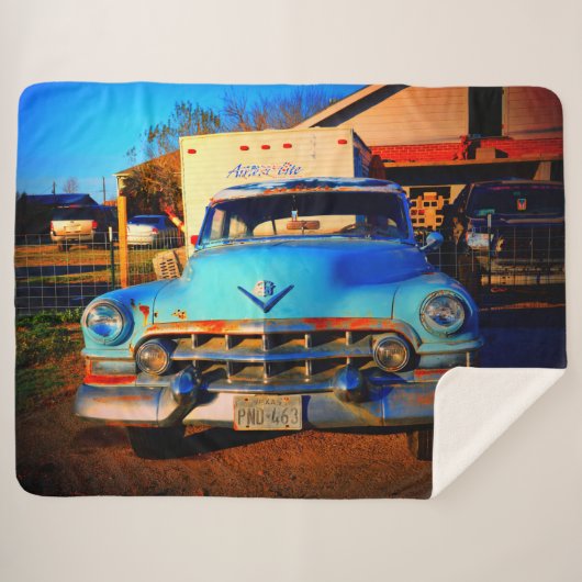 ヴィンテージ車 シェルパブランケット (正面(横))