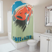 ヴィンテージ車。 シャワーカーテン (インサイチュ)