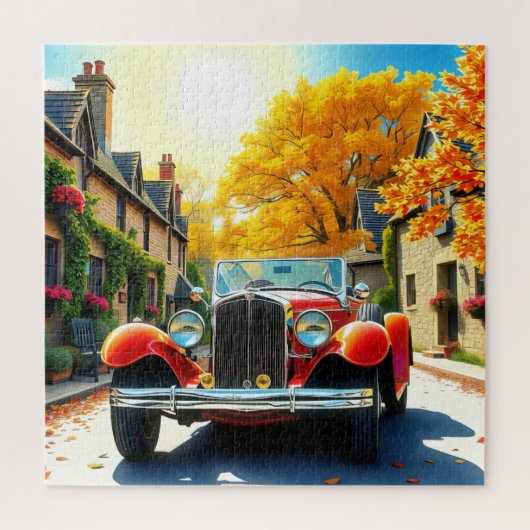 ヴィンテージ車 ジグソーパズル (縦)