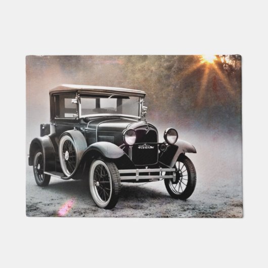 ヴィンテージ車 ドアマット (正面)