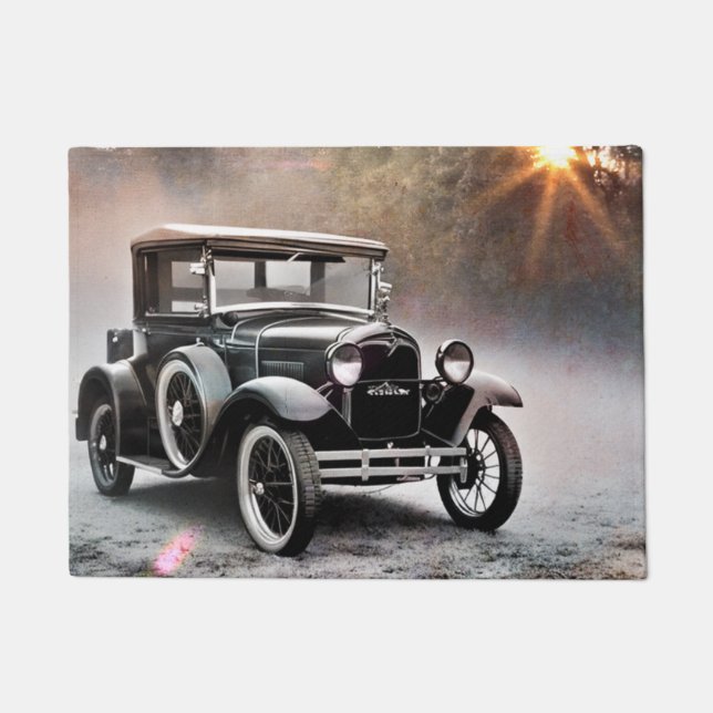 ヴィンテージ車 ドアマット (正面)