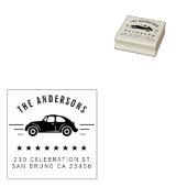 ヴィンテージ車 |ファミリカスタムー名と差出人住所 ラバースタンプ (押印)