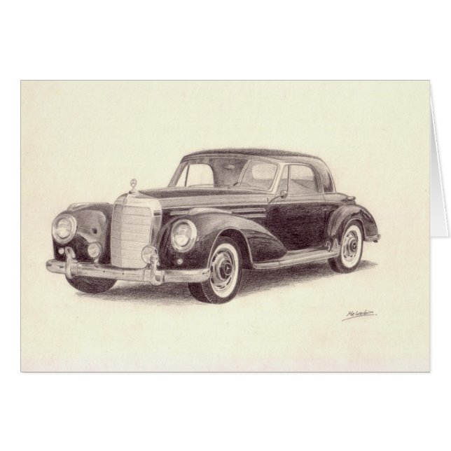 ヴィンテージ車: ベンツ300S (正面横)