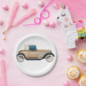 ヴィンテージ車 ペーパープレート (パーティー)