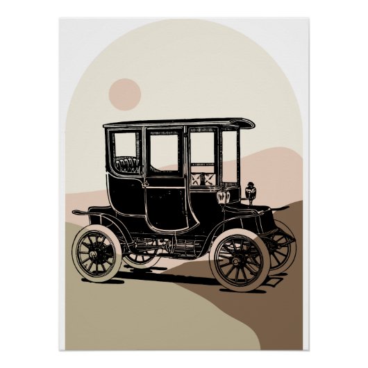 ヴィンテージ車 ポスター (正面)