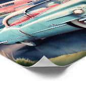 ヴィンテージ車 ポスター (角)