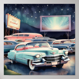 ヴィンテージ車 ポスター