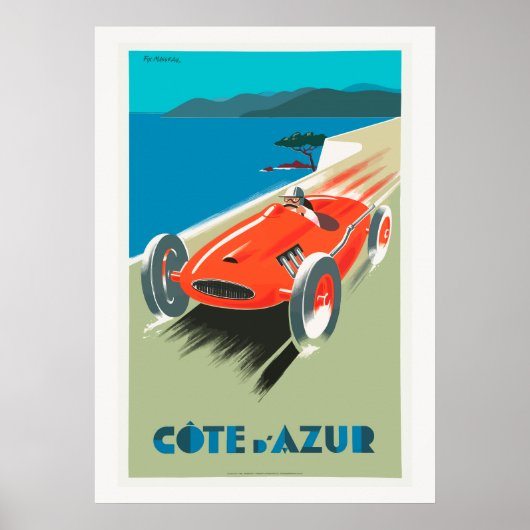 ヴィンテージ車。 ポスター (正面)