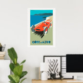 ヴィンテージ車。 ポスター (ホームオフィス)