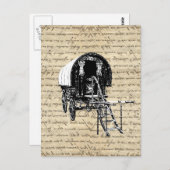 ヴィンテージ車 ポストカード (正面/裏面)