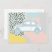 ヴィンテージ車 ポストカード (正面/裏面)