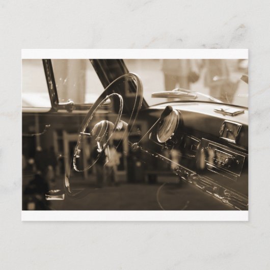 ヴィンテージ車 ポストカード (正面)