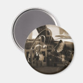 ヴィンテージ車 マグネット (正面/裏面)