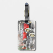 ヴィンテージ車 ラゲッジタグ (裏面縦)