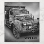 ヴィンテージ車 ワインラベル (シングルラベル)