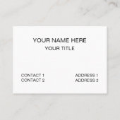 ヴィンテージ車 名刺 (裏面)