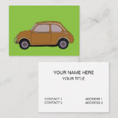 ヴィンテージ車 名刺 (正面/裏面)