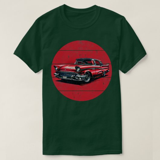 ヴィンテージ車 Tシャツ (デザイン正面)