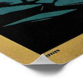 ヴィンテージ軍イラストレーション – 強統一されたい ポスター (角)