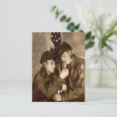 ヴィンテージ軍フォト感謝ベテランズデーポストカード ポストカード (スタンド正面)