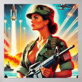 ヴィンテージ軍人 ポスター (正面)