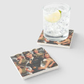 ヴィンテージ軍隊のピンアップ ストーンコースター (横)