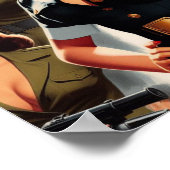 ヴィンテージ軍隊のピンアップ ポスター (角)