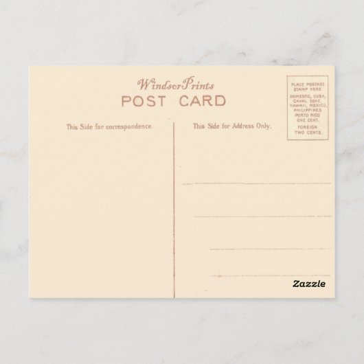 ヴィンテージ軍隊のユニー王室のム、エンジニア ポストカード (裏面)