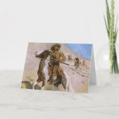 ヴィンテージ軍隊カウボーイズ、ザスカウトバイレミントン カード (正面)