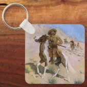 ヴィンテージ軍隊カウボーイズ、ザスカウトバイレミントン キーホルダー (正面)
