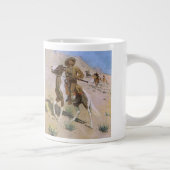 ヴィンテージ軍隊カウボーイズ、ザスカウトバイレミントン ジャンボコーヒーマグカップ (右)