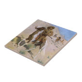 ヴィンテージ軍隊カウボーイズ、ザスカウトバイレミントン タイル (側面)