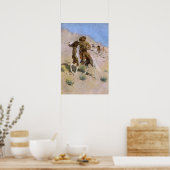 ヴィンテージ軍隊カウボーイズ、ザスカウトバイレミントン ポスター (キッチン)