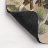 ヴィンテージ軍隊カウボーイズ、ザスカウトバイレミントン マウスパッド (コーナー)