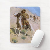 ヴィンテージ軍隊カウボーイズ、ザスカウトバイレミントン マウスパッド (マウス)