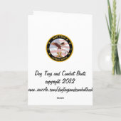 ヴィンテージ軍隊ハッピーバースデーカード カード (裏面)