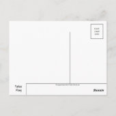 ヴィンテージ軍隊ユニフォームはがき ポストカード (裏面)