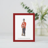 ヴィンテージ軍隊ユニフォーム第1次ボランティア大隊 ポストカード (スタンド正面)