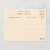 ヴィンテージ軍隊ユニフォーム， 1903, COnstable RIC ポストカード (裏面)