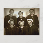 ヴィンテージ軍隊写真ありがとう退役軍人はがき ポストカード (正面)