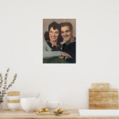 ヴィンテージ軍隊婚約 ポスター (キッチン)