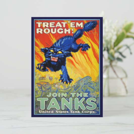 ヴィンテージ軍隊戦争の野良猫を使った募集 (スタンド正面)