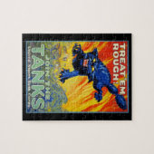 ヴィンテージ軍隊戦争の野良猫を使った募集 ジグソーパズル (横)