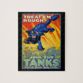 ヴィンテージ軍隊戦争の野良猫を使った募集 ジグソーパズル (縦)