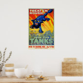 ヴィンテージ軍隊戦争の野良猫を使った募集 ポスター (キッチン)