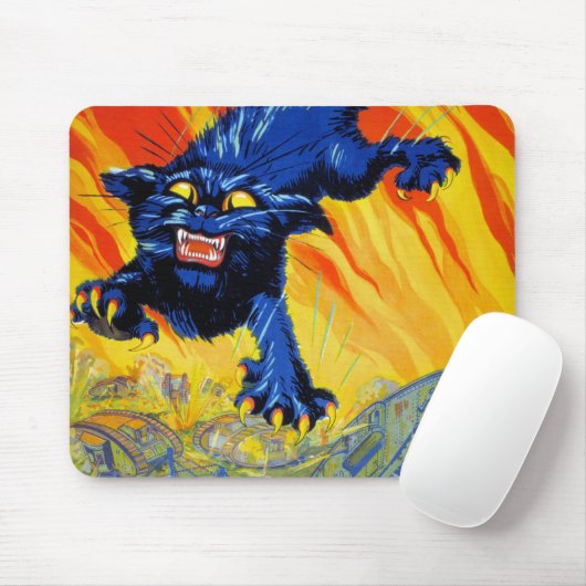 ヴィンテージ軍隊戦争の野良猫を使った募集 マウスパッド (マウス)